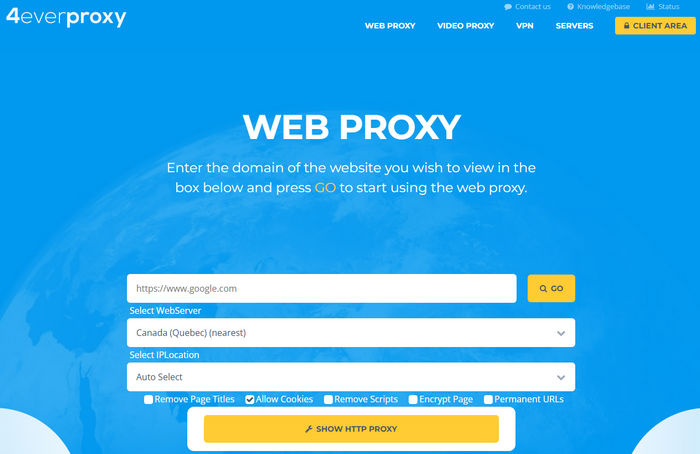 4everproxy unblocked youtube google site