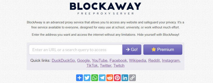 blockaway a proxy youtube unblocked google site