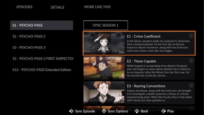 download crunchyroll video on switch