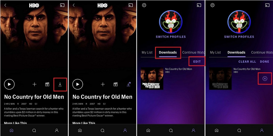 Download HBO Max on phone