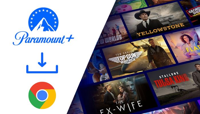 download paramount plus video from google chrome