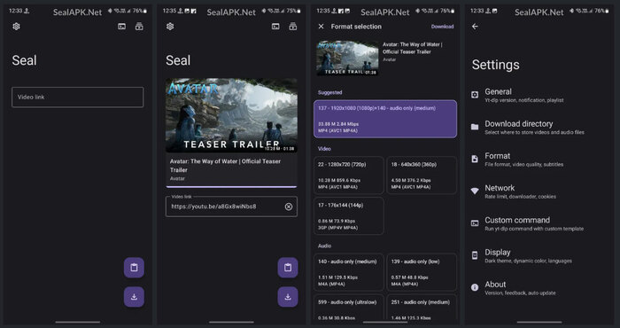 how to download YouTube with Seal