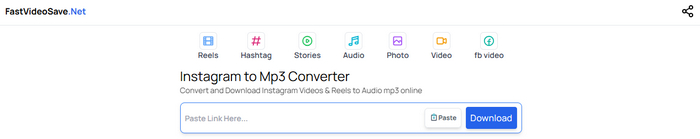 fastvideosave for instagram reel to mp3