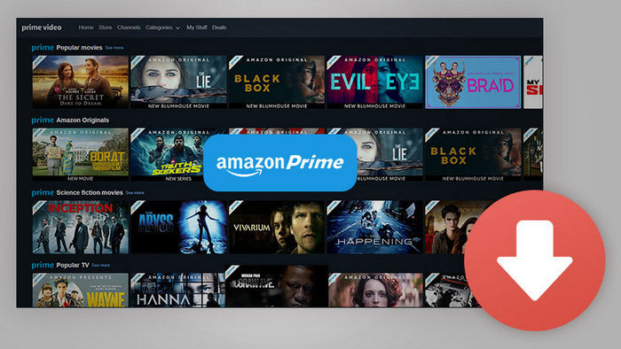 Where is prime video best sale download save