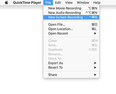 quicktime record