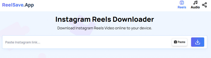 reelsave - instagram reel to mp3 converter