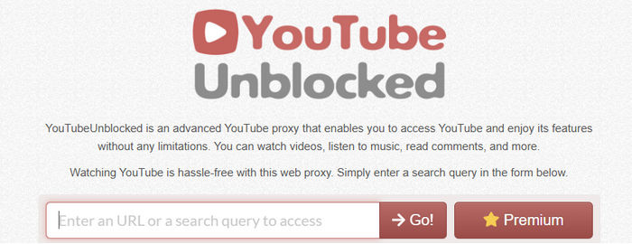 youtubeunblocked site