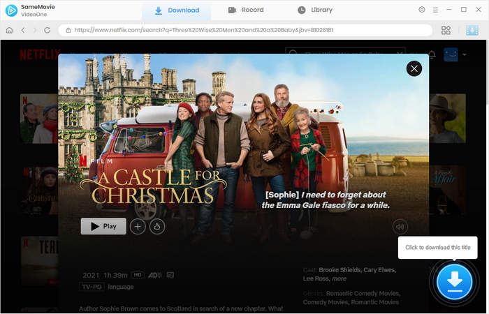 select to download hallmark movie